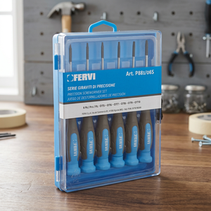Juego de Destornilladores Torx de Precisión FERVI, Multitamaño, Personalizado, Compatible con OEM, Mango de Acero con Acabado Cromado, Ligero, 0.23 kg - Product Image 2