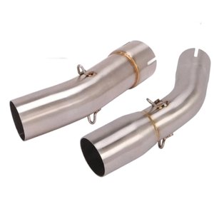 ท่อกลางมอเตอร์ไซค์ลื่นท่อเชื่อมท่อไอเสียหนีท่อเชื่อมกลางด้านหน้าท่อ SV650 <span class=keywords><strong>SV650X</strong></span> - Product Image 6
