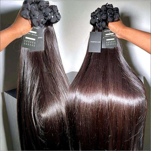 Paquete de <span class=keywords><strong>Cabello</strong></span> Humano Virgen Birmano Sin Procesar, <span class=keywords><strong>Natural</strong></span>, de un Solo Donante. <span class=keywords><strong>Cabello</strong></span> Virgen Camboyano 100% con Cutícula Alineada, Sin Procesar - Product Image 1
