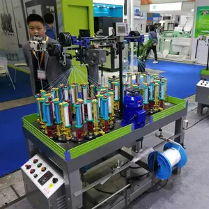 Credit Ocean Braiding Machine For Clothing Drawstring Factory Rope Textile Machine High Speed Lace Braiding Machine