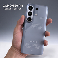 Smartphone 5G 16 Go de RAM 512 Go de ROM Double SIM Android 15 Téléphone portable Appareil photo 108 MP Charge rapide
