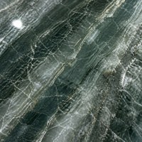 Dalle de pierre frittée polie vert Mars avec veinage vert émeraude pour murs et sols de cuisine, projets d'aménagement intérieur commercial
