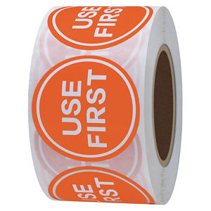 Hybsk שימוש ראשון נשלף תווית 1.5 אינץ סה"כ 500 תוויות לכל רול - Product Image 5