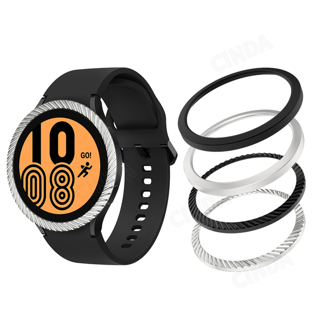 Watch Case Cover for Samsung Galaxy Watch4 44mm 40mm Stainless Steel Metal Smartwatch Screen Protector Case Customize