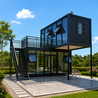 Maison préfabriquée multifonctionnelle à installation rapide et moderne pour bureau, camping, maison, design contemporain de luxe