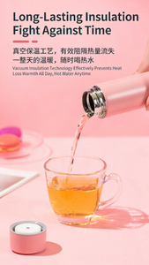 Nouvelle conception de bouteille d'eau en acier inoxydable, bouteille isotherme avec logo personnalisé, tasse isotherme, gourde isolée, bouteilles d'eau isolées - Product Image 6
