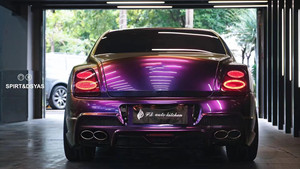 Kit carrosserie WD-Style Flying Spur pour Bentley Flying Spur, nouveau pare-chocs avant et arrière, kit d'amélioration des échappements - Product Image 4