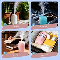 Mini humidificateur d'air portable, diffuseur d'arômes, petit diffuseur d'huiles essentielles, diffuseur de parfum pour la maison ou la voiture