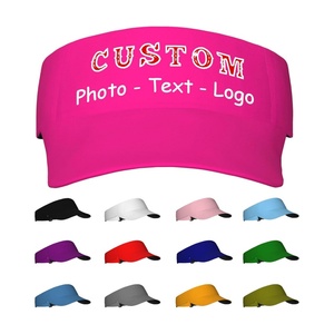 Viseras montañismo Visera personalizada Gorra para el sol Viseras personalizadas Sombrero para hombres Mujeres, Sombreros personalizados Diseñe su propio nombre de logotipo de texto - Product Image 1
