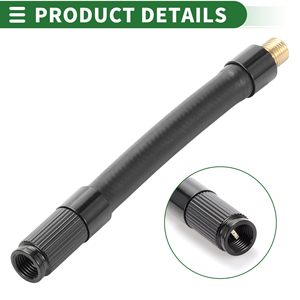 Tire <b>Inflation</b> Hose Air Pump Extension Tube Copper Universal For <b>Cars</b> With Pressure Resistant Rubber Hose Sealing - Product Image 2