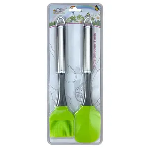 Hot bán sang trọng Silicone Pastry Baking công cụ thiết lập BBQ bàn chải Silicone bàn chải Pastry scraper Silicone Spatula Baking phụ kiện