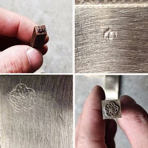 ตราประทับโลหะหนังแบบกำหนดเองได้พร้อมตัวอักษรเหล็กและตัวเลข ลดราคาพิเศษ - Product Image 4