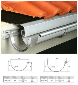 Hot bán mái máng xối Máy Mưa Thu máng xối Máy làm - Product Image 5