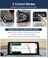 Radio Estéreo Multimedia con Pantalla Táctil Android Auto y Carplay Inalámbrico para BMW F10/F25/E60/E90/E84/E70/E83