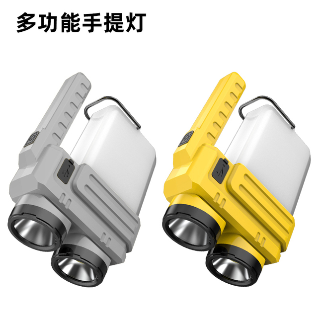 Retail-friendly Small MOQ Waterproof IP44 Rechargeable LED Flash Light Outdoor Camping Light Portable Hand Lamp Emergency 500