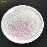 Sola CY-MA060 – Paillettes en plastique étoiles colorées de 500g, sequins portables pour la décoration des ongles et l'art DIY des filles