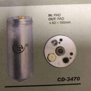 ZW CD-3469 OEMMB918516 Nouveau sécheur de climatisation automobile R134a, sécheur de stockage pour récepteur Ldv/<span class=keywords><strong>climatiseur</strong></span> automobile - Product Image 3