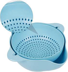 Double-Layer Flexible Spinning Kitchen <b>Sink</b> Colander Food Grade Salad Faucet Colander - Product Image 4