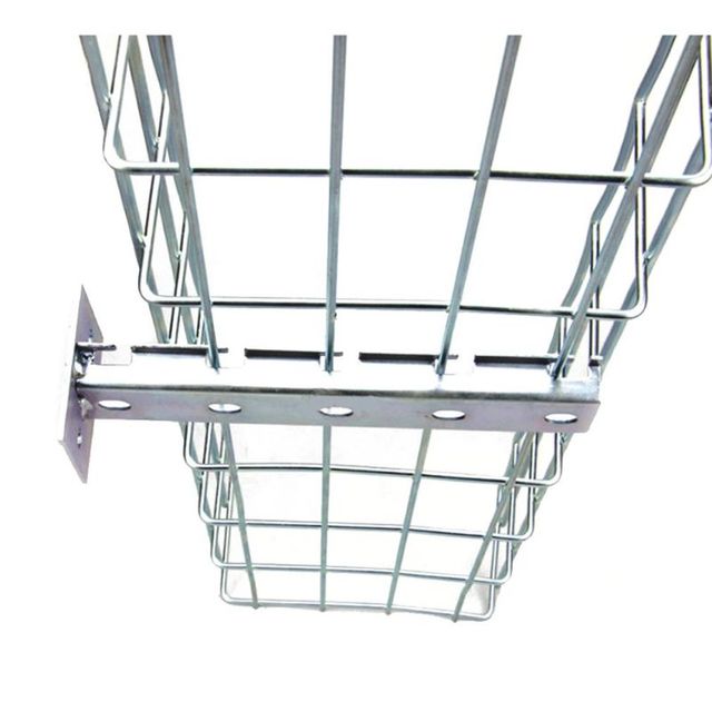Industrial Vertical Wall Mounted Stainless Steel Wire Mesh Cable Tray System for Efficient Space-saving Cable Routing