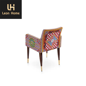 Fábrica al por mayor diseño simple de lujo muebles modernos para el hogar tela de terciopelo verde ocio sillas de comedor con precio <span class=keywords><strong>barato</strong></span> - Product Image 3