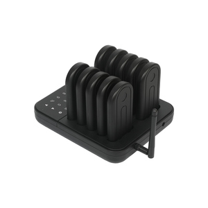 Sistema Inalámbrico de Llamada para Restaurantes, Localizadores de Espera Recargables Tipo Posavasos, de Largo Alcance para Hoteles, Clínicas y Cafeterías - Product Image 2