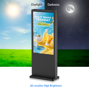 Pantalla LCD para Publicidad Exterior <span class=keywords><strong>de</strong></span> 2500 Nits, Resistente al Agua IP65, <span class=keywords><strong>de</strong></span> 43, 55 y 65 Pulgadas, Tipo Tótem para Escaparates - Product Image 2