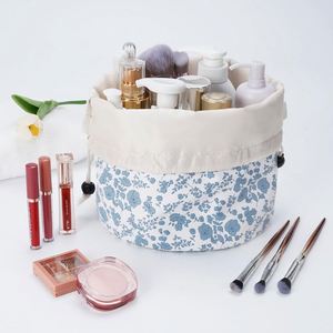 Drawstring Makeup Bag Large Cosmetic Bag Cute Make up Bags Toiletry Bag - Product Image 5