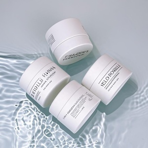 Pot cosmétique en verre blanc personnalisé de 30, 50, 80 ml, récipient pour soins de la peau, pot à crème cosmétique en verre à large ouverture avec couvercle à vis - Product Image 3