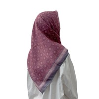 Nouveau imprimé solide motif en mousseline de soie Hijab ethnique carré écharpe/voile dubaï moyen-orient Logo personnalisé soie modal pour les musulmans