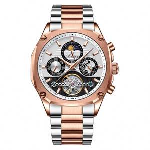 Reloj de Pulsera para Hombre 2025, Nuevo, Automático, Mecánico, Esqueleto, Multifuncional, Resistente al Agua - Product Image 2