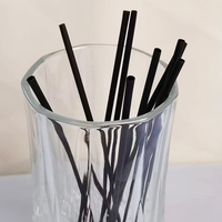 Avec trois boissons en plastique de 200mm Décorations d'eau de 3mm 9mm Individuelles écologiques de 2mm de long en papier plastique pailles jetables