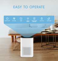 Purificateur d'air portable sans fil JNUO Dongguan Jingnuo avec filtre HEPA pour bureau et extraction de fumée