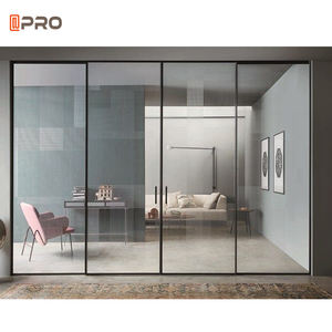 Emtek ebco Thiết kế nhôm kính đen cửa trượt cho phòng tắm <span class=keywords><strong>Closet</strong></span> phòng ngủ - Product Image 1