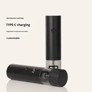 Ensemble de salières et poivrières automatiques rechargeables USB Type-C pour la cuisine (vente en gros) - Product Image 1