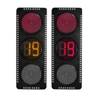 Feu de signalisation LED anti-éblouissement de 400 mm (16 pouces) avec minuteur de compte à rebours pour les entrées de complexes résidentiels