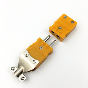 مقبس توصيل حراري K/E/J/T/N/U/<span class=keywords><strong>R</strong></span>/S موصل لوحة خط استشعار درجة الحرارة رأس توصيل قياس درجة الحرارة - Product Image 5