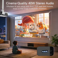 Proyector Inteligente 4K OEM ODM al por Mayor, Google TV, Proyector 4K Full HD con WiFi para Películas, Proyector Google para Exteriores y Educación 1080P