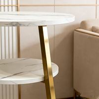 Petite table basse avec étagère de rangement, meuble de salon moderne et minimaliste de style italien, table de chevet et table d'appoint pour canapé