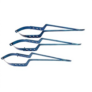 Yasargil Bayonet Micro Scissors Titanium 9 Inch Straight Microsurgical Scissors for Neurosurgery Precision Surgical Instruments - Product Image 1