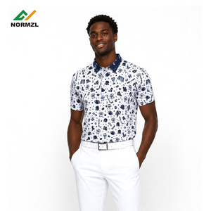 Polo de golf personnalisé à sublimation intégrale, sans coutures, respirant, à séchage rapide, avec col, pour hommes - Product Image 4