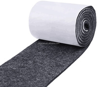 Tissu en feutre auto-adhésif respirant et écologique de 3 mm d'épaisseur pour la protection des meubles et des panneaux de porte de voiture