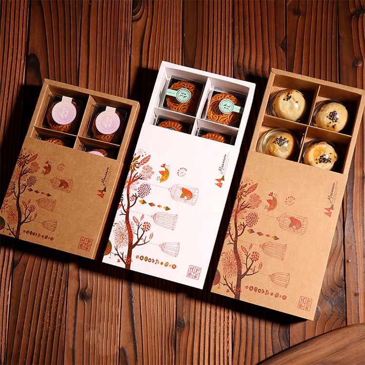 Oem Customized Candy Cookie Box Package Eco-friendly Elegant Drawer Baked Biscuit Packaging Boxes with Inserts