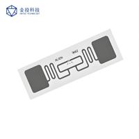 Étiquette RFID UHF longue portée 860-960 MHz, autocollant RFID en papier, inlay RFID humide avec colle au dos, autocollant en PET pour le suivi des stocks