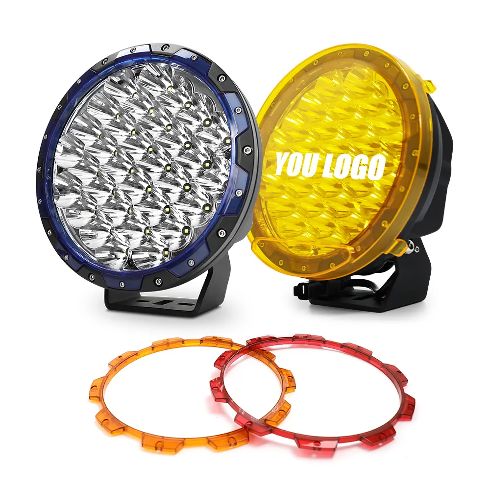 4X4 Xe Tải 9 Inch Vòng Lái Xe Đèn LED Off Road LED Lái Xe Ánh Sáng Tại Chỗ Chùm Led Work Light 9 Inch