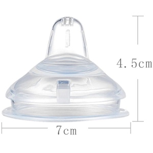 Commercio all'ingrosso monouso in Silicone liquido senza BPA per bambini con capezzolo Standard per il collo di alimentazione del bambino succhietto con lungo in Silicone - Product Image 2