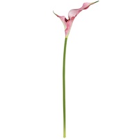 Kunstzijde Calla Lelie met dubbele bloemblaadjes, Boheemse stijl, bruiloft, huisdecoratie, handboeketarrangement