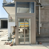 Evler ve Villalar İçin Küçük Ev Asansörü Makaslı Platform Dişlisiz Elektrikli Hidrolik Asansör İç Mekan Montajı