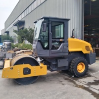 Rouleau vibratoire à tambour unique 49HP XOD4000 60KN, machine de compactage par vibration pour le compactage des fondations routières