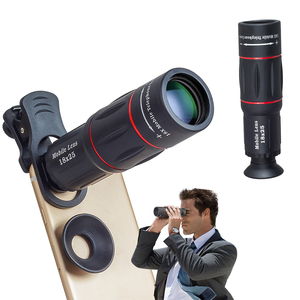 Objectif téléobjectif télescopique 18x25mm pour smartphones <span class=keywords><strong>iPhone</strong></span> et Android - Verre optique avec mise au point manuelle pour concerts, randonnées et observation des oiseaux - Product Image 1