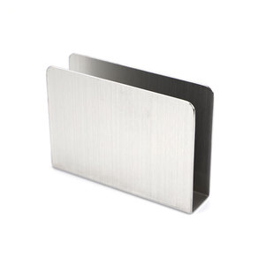 Portatovaglioli Quadrato in Acciaio Inossidabile Placcato Oro con Incisione a Croce d'Angelo per Tavoli da Pranzo, Ristoranti, Hotel, Regalo di Capodanno - Product Image 6